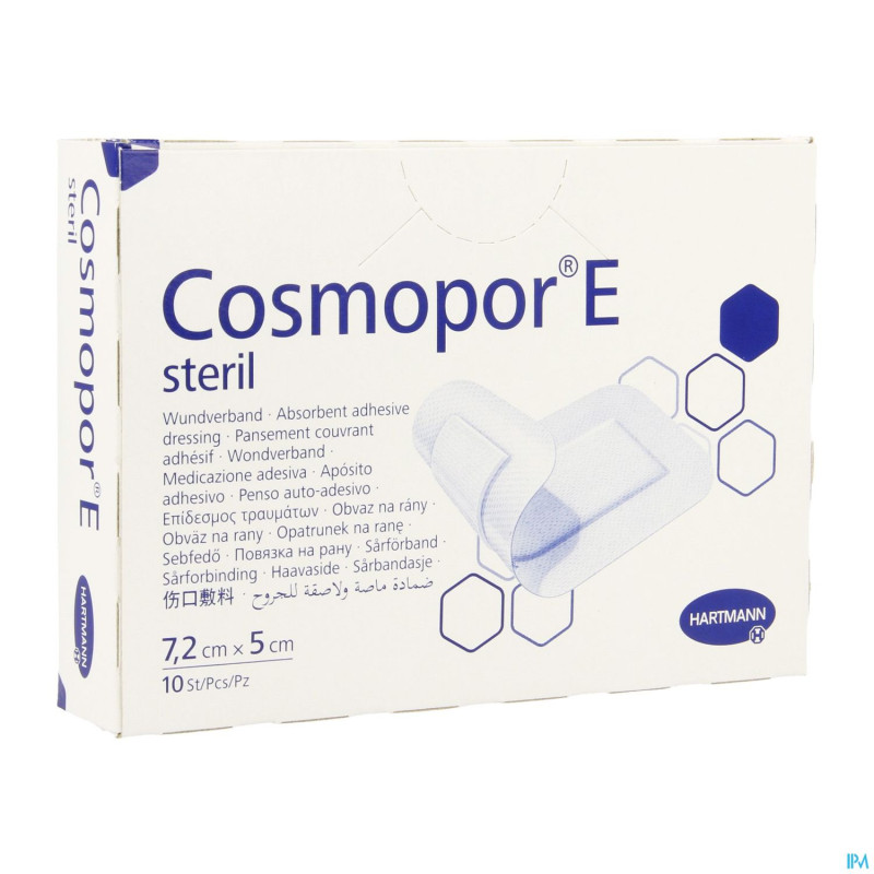Cosmopor e pans ster adh    7,2x 5cm 10 9008911