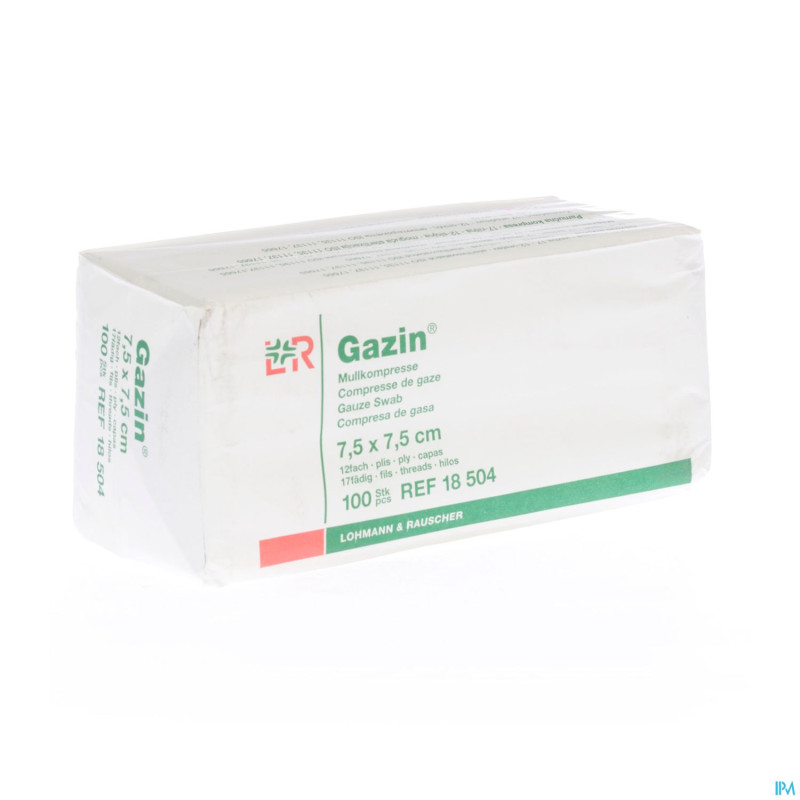 Gazin cp n/ster 12p    7,5x 7,5cm 100 18504