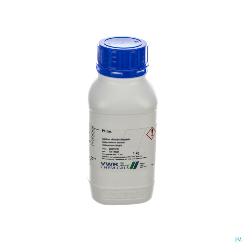 Chloride calcique dihydrate 1kg vel