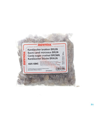 Sucre candi brun morceaux    500g 0070821