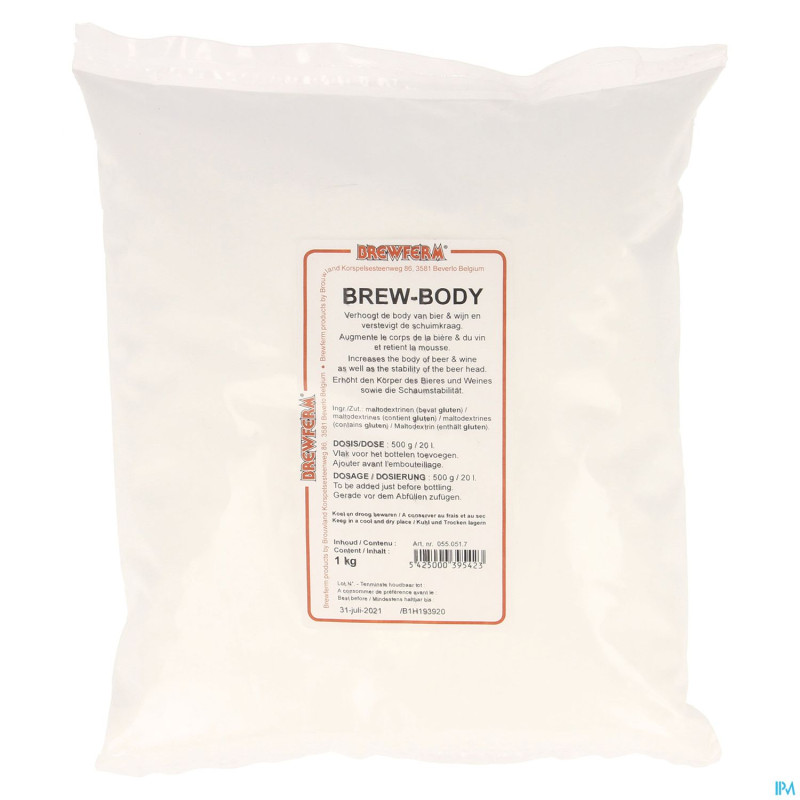 Brew body malto dextrine pdr    1kg 0550517