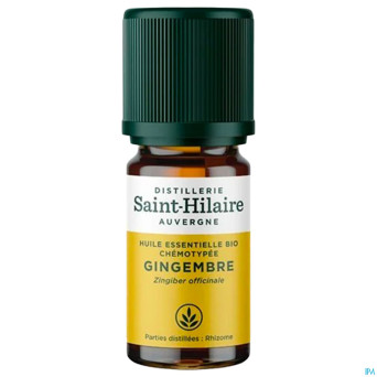 Gingembre rhizome bio    huile ess  5ml