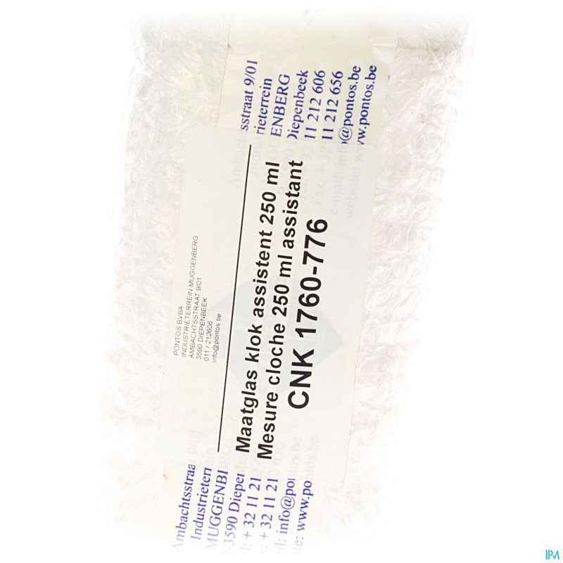 Mesure cloche ass.    250ml pontos