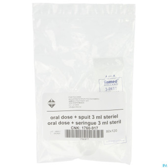 Oral dose plastique    pontos