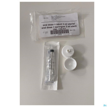 Oral dose plastique    pontos