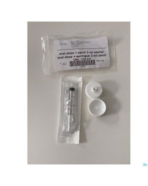 Oral dose plastique    pontos