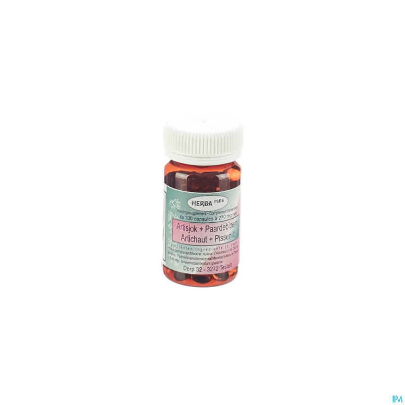 Herba plus artichaut + pissenlit    caps 100
