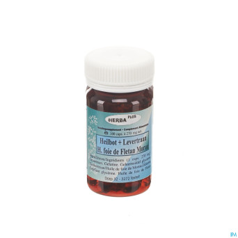 Herba plus huile foie de fletan-morue    caps 100