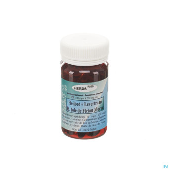 Herba plus huile foie de fletan-morue    caps 100