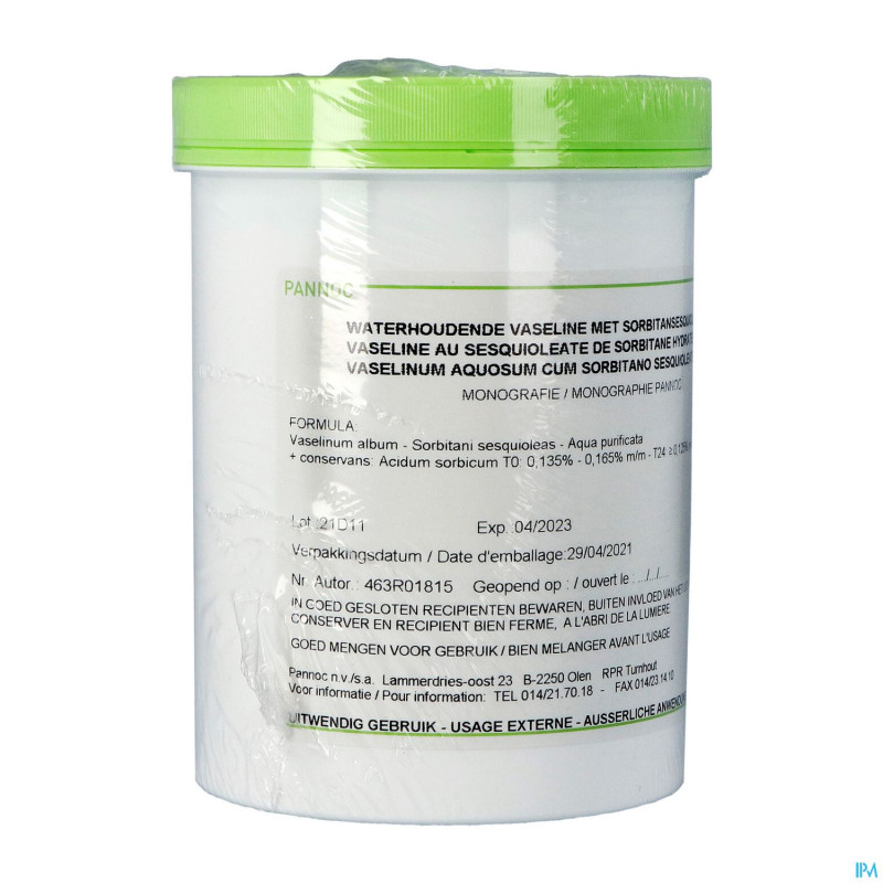 Vaseline sesquiol.de sorbit. hydra ftm  1kg pannoc