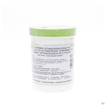 Creme au cetomacrogol tamponnee ftm    1kg pannoc