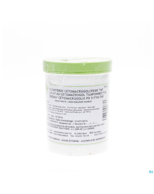 Creme au cetomacrogol tamponnee ftm    1kg pannoc