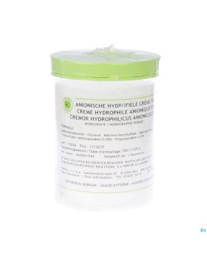 Creme hydrophile anionique ftm    1kg pannoc