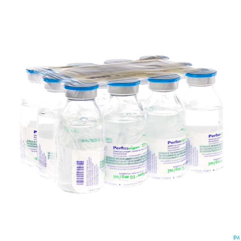 Perfusalgan fl sol pr per 12x100ml 10mg/ml