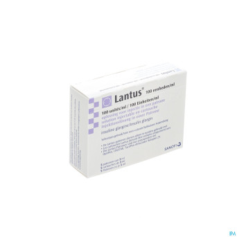 Lantus cartouche patroon 5x300 u/3ml