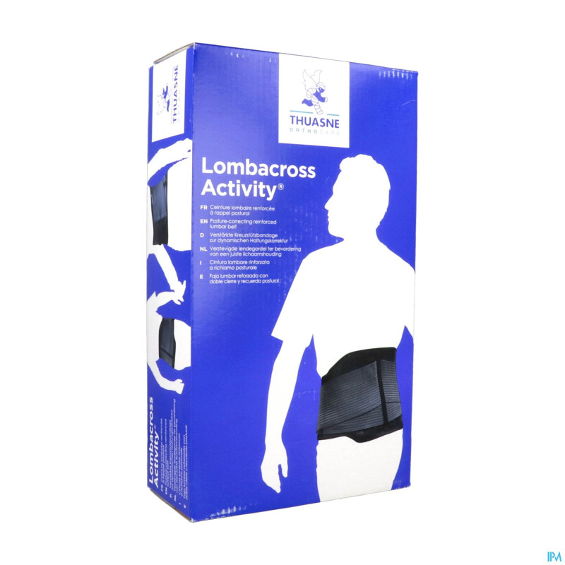 Lombacross activity ceinture lombaire noir  t6 835