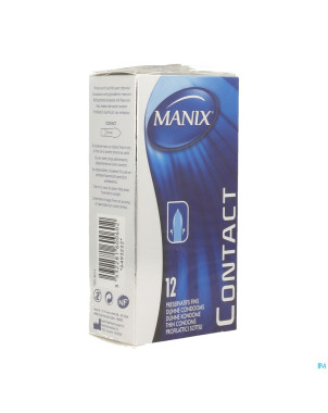 Manix contact preservatifs 12