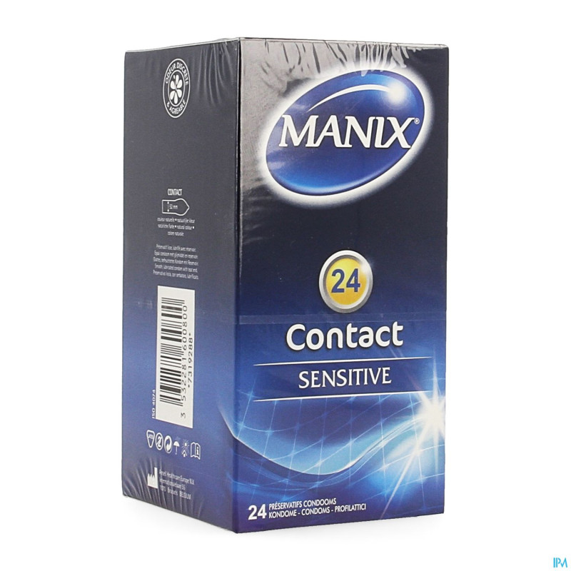 Manix contact preservatifs 24