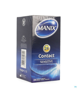 Manix contact preservatifs 24