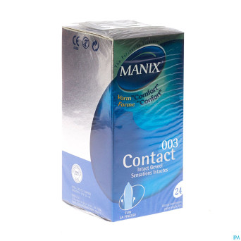 Manix contact preservatifs 24