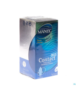 Manix contact preservatifs 24