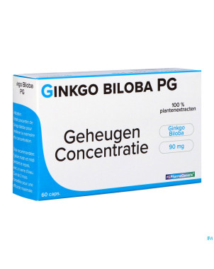 Gingko biloba pg pharmagenerix    caps  60