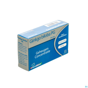 Gingko biloba pg pharmagenerix    caps  60