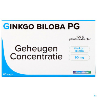 Gingko biloba pg pharmagenerix    caps  60