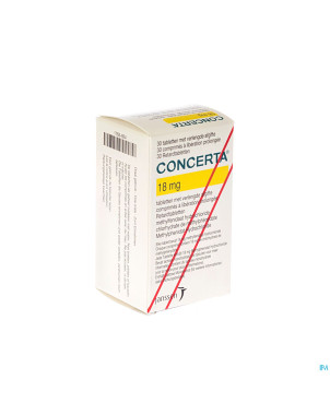 Concerta tabl 30 x 18 mg
