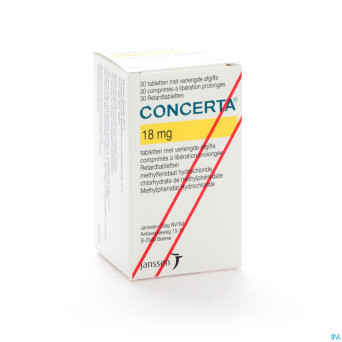 Concerta tabl 30 x 18 mg
