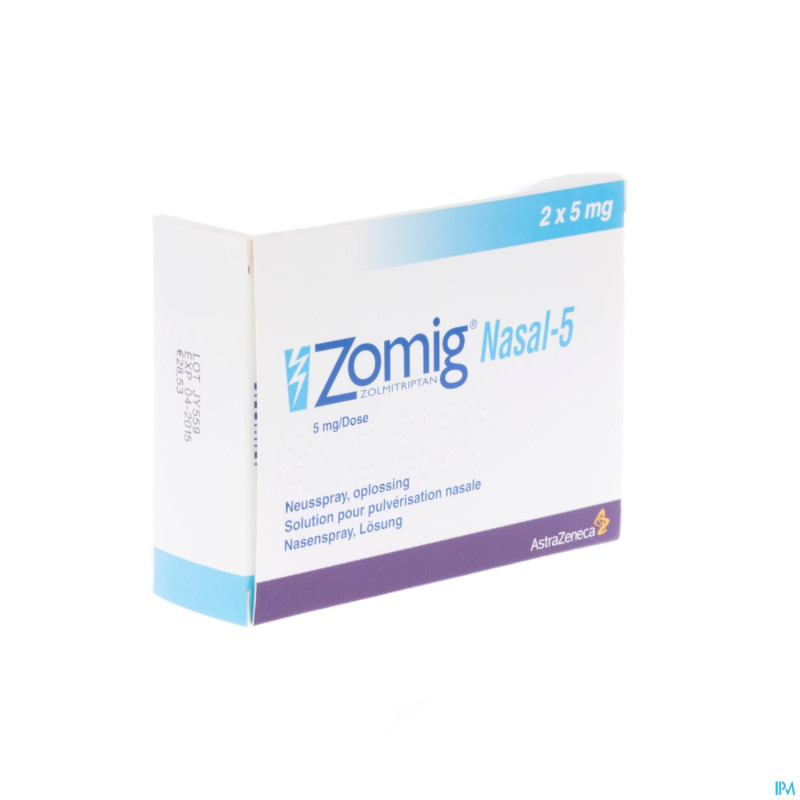 Zomig nasal5 - 2 sprays x 5 mg