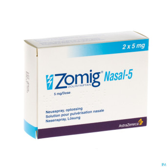 Zomig nasal5 - 2 sprays x 5 mg