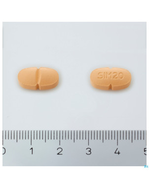 Simvastatin sandoz 20mg comp  30 alu/pvc