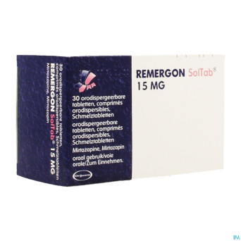 Remergon sol tabl 15 mg comp 30 x 15 mg