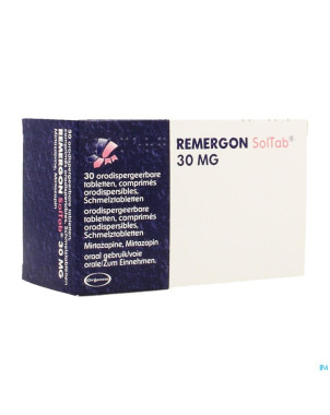 Remergon sol tabl 30 mg comp 30 x 30 mg