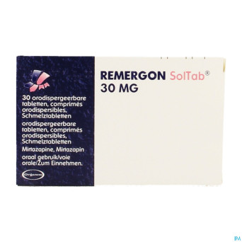 Remergon sol tabl 30 mg comp 30 x 30 mg