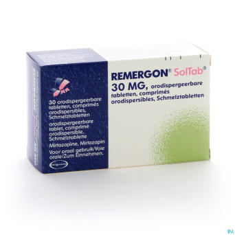 Remergon sol tabl 30 mg comp 30 x 30 mg