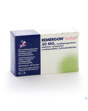 Remergon sol tabl 30 mg comp 30 x 30 mg