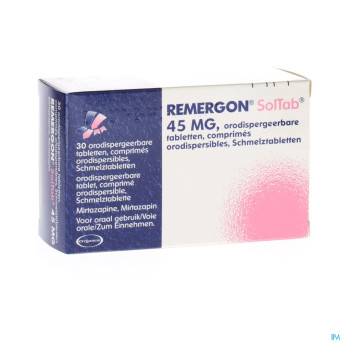 Remergon sol tabl 45 mg comp 30 x 45 mg