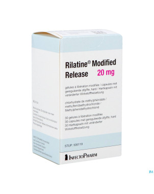 Rilatine modified release 20 mg caps  30x20mg