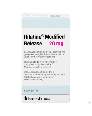 Rilatine modified release 20 mg caps  30x20mg