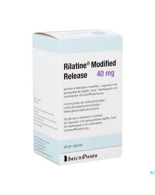 Rilatine modified release 40 mg caps. 30x40mg