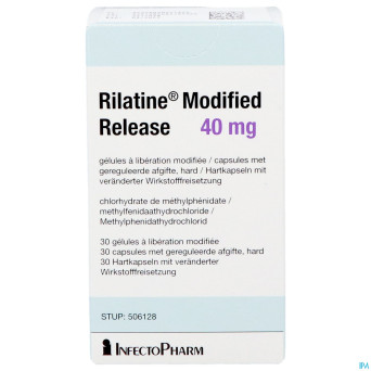 Rilatine modified release 40 mg caps. 30x40mg