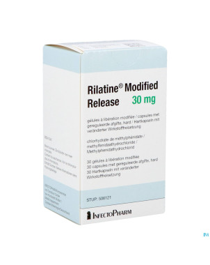 Rilatine modified release 30 mg caps  30x30mg