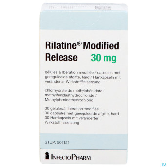 Rilatine modified release 30 mg caps  30x30mg