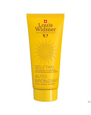 Widmer sun creme autobronzante parf 100ml