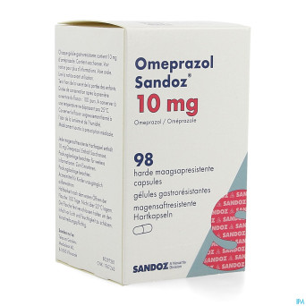 Omeprazol sandoz caps enter 98 x 10 mg