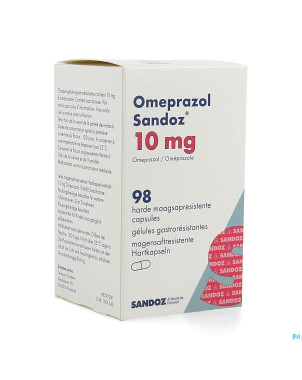 Omeprazol sandoz caps enter 98 x 10 mg