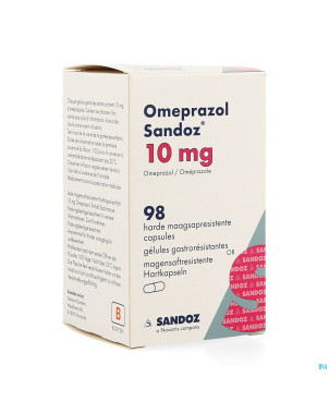 Omeprazol sandoz caps enter 98 x 10 mg