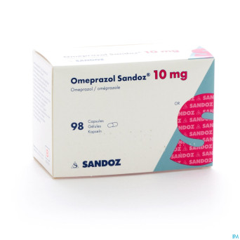 Omeprazol sandoz caps enter 98 x 10 mg